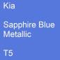 Preview: Kia, Sapphire Blue Metallic, T5.